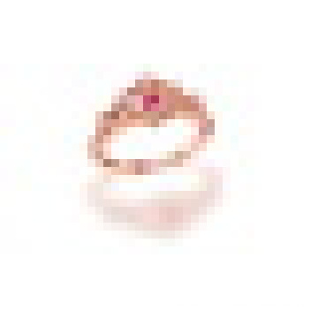 0.40 карат натуральный розовый турмалин Юлий Цезарь полые Корона стерлингового серебра 925 для женщин обручальные ювелирные изделия